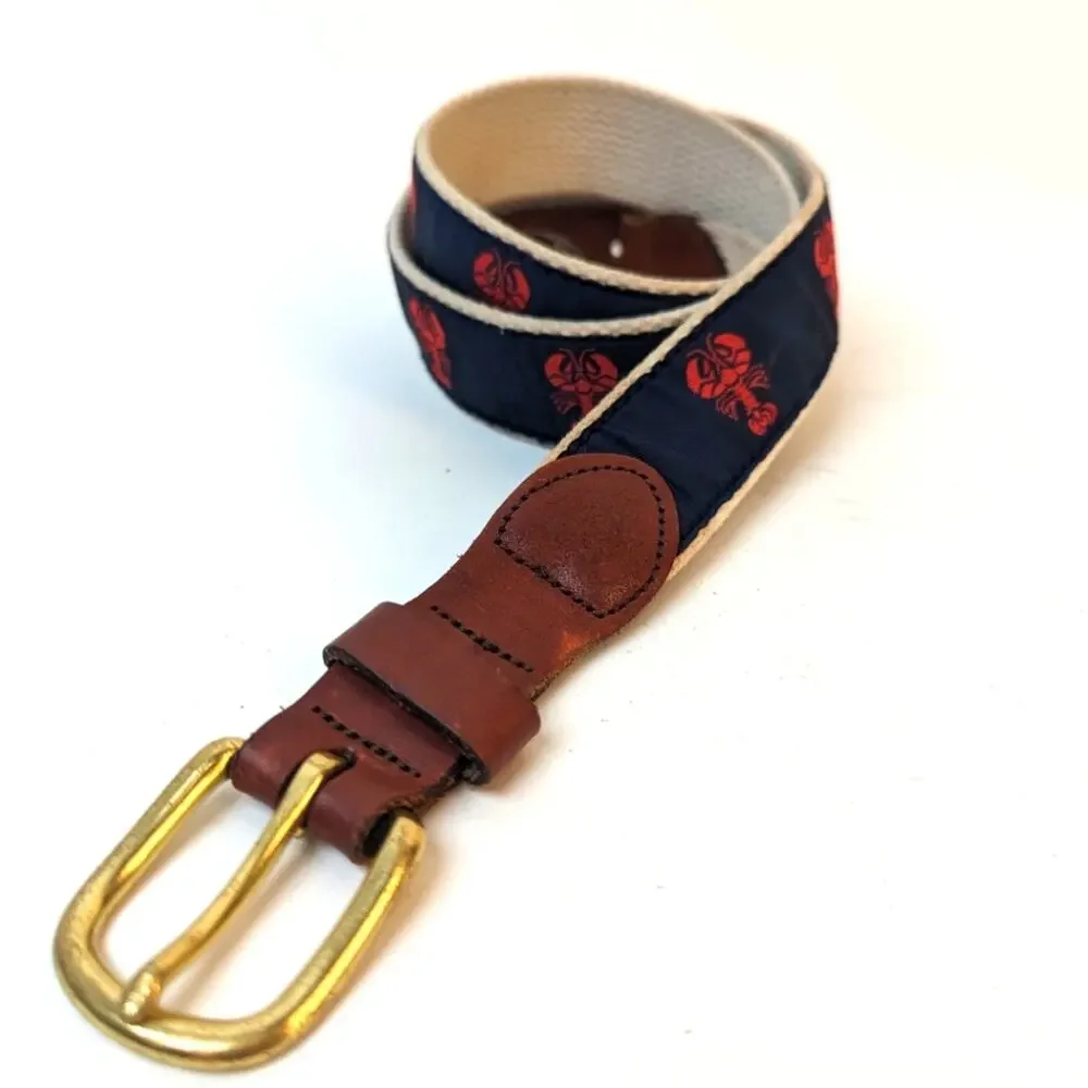 Lobster Leather Belt